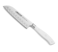 Cuchillo santoku arcos riviera blanc 233224 de acero nitrum, con mango