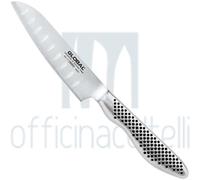 Global Knives GS-57 Cuchillo Santoku estriado con hoja de 11 cm, acero inoxidable CROMOVA 18