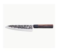 CUCHILLO SANTOKU OSAKA 18 cm 3 Claveles Material: Acero Inoxidable Materiales mango: Madera Granadillo Producción: Forjado Presentación: Estuche Modelos: Osaka Tipo: Cuchillos Cocinero