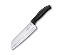 Cuchillo Santoku SWISS CLASSIC 17 cm, negro, plástico, Victorinox