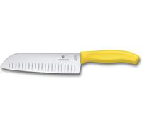 Cuchillo Santoku Victorinox Swiss Classic, 17 cm, color amarillo