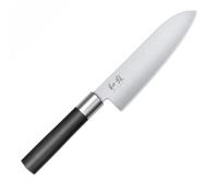 Cuchillo Santoku WASABI BLACK 16,5 cm, KAI