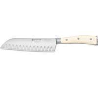 Cuchillo Santoku Wüsthof con filo dentado / Santoku Classic Ikon Crème, 17 cm, modelo 1040431317