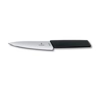 Cuchillo universal universal SWISS MODERN, 15 cm, negro, Victorinox