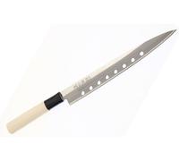 Cuchillo Yanagiba-Sashimi, 21 cm, acero inoxidable, mango de madera de álamo