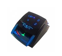 CUDTAPI Máquina contadora de Efectivo Mini Billete de Mano UV/MG Detección la máquina Fake Euro Notes Money Bill Detector for USD/EUR Efectivo con batería(Nero)