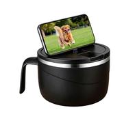 Cuenco de aislamiento térmico, fideos de acero inoxidable, recipiente de borde ancho con drenaje, lavabo de pasta de doble pared, plato ergonómico moderno, olla de gran capacidad para desayuno de sopa
