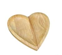 Cuenco de oración de corazón de madera con acabado suave, plato decorativo para peticiones de oración y reflexiones, espiritual para mujeres y mamá, decoración de iglesia y hogar, 25 x 25 x 5 cm