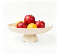 Cuenco decorativo antiguo para frutas, con patas altas y diseño vintage