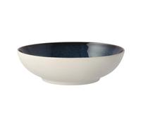 Cuenco GASTRO 20 cm, 1 l, blanco / azul oscuro, gres, Bitz