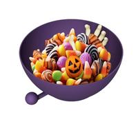 Cuenco Halloween Para Dulces Cubo Decorativo Espeluznante