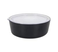 Cuenco Inde Con Tapa Melamina Blanco/Negro 800 ml 16,5 x 6,5 cm
