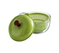 Cuenco para lavar bayas - Centrifugadora de ensalada | Limpiador de verduras cuenco de lavado de frutas con manivela y mango de tamiz, Lâvador de bayas de doble capa para alimentos frescos frutas Enša