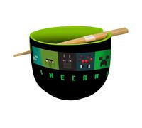 CUENCO DE RAMEN CON PALILLOS MINECRAFT CARAS - STOR - Cuenco Minecraft