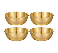 Cuencos Para Salsa Dip | Platos de Servir Apilables De Acero Inoxidable 4 Piezas - Platos Para Salsa Dip Y Condimentos 8,4 Cm - Hogar, Restaurante, Autocaravana, Barbacoa, Catering, Camión, , Snack, K