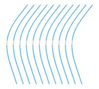 Cuerda de nailon resistente de 3 mm x 40 cm, para recambios de recortadora de césped para GL680 GL685 GL690 A6487, cable de corte de repuesto para bordeadoras de jardín y comedores, paquete de 10