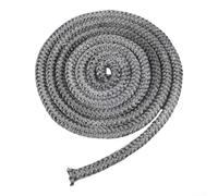 Cuerda de sellado para estufas de leña y chimeneas hecha de fibra de vidrio que ofrece resistencia al calor y prevención eficaz de fugas de humo para un calentamiento más seguro (20 mm x 2,2 m)