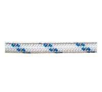 Cuerda poliester trenzada blanco / azul 5 mm. bobina 200 m.