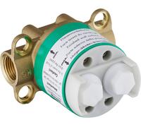Cuerpo básico hansgrohe para termostato de dos manijas de superficie DN15, 10902180