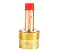 Cuerpo de pinza de lente de gas, cobre resistente al calor duradero de 2,4 mm para soplete de soldadura TIG WP-17/18/26 (5PCS)