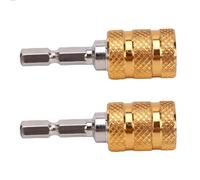 Cuifati Adaptador DE Broca DE Perforación, Diseño DE Auto -bloqueo DE Acero con Alto Contenido DE Carbono 2 PCS CONVERTOR DEL ADAPTOR DE BILLO HEX SHANK PARA ENCENDIDO PAR