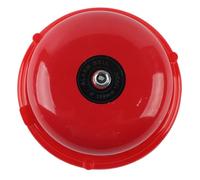 Cuifati Campana de Alarma de Incendio de Metal de 4 Pulgadas, 100 DB, 12 V CC, Campana de Alarma Interna, Eléctrica de Carcasa de Metal Duro con Bobina de Cobre para Instalación en Techo de Pared,
