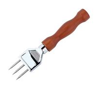 Cuifati Pico de Extracción de Cincel para Hielo de Acero inoxidable: Herramienta Profesional para Hielo Triturado para Barra, de Madera Maciza Duradero, Rompehielos Resistente a la Oxidación con