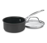 Cuisinart 619-14 Chef's Classic Nonstick Hard-Anodized 1-Quart Saucepan with Cover Antiadherente, anodizado Duro, Aluminio, Cacerola con Tapa