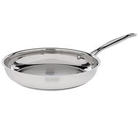 Cuisinart Sartén abierta de 10 pulgadas, colección clásica de utensilios de cocina de acero inoxidable, 722-24