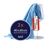 culiclean Bayeta Cristales - Lavable a 95°C, 2X, 40x60cm, Azul