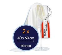 culiclean Bayeta Cristales - Lavable a 95°C, 2X, 40x60cm, Blanco
