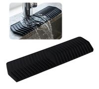 Culinavog Alfombrilla para Fregadero Silicona, Protector Salpicaduras de Fregadero, Alfombrilla de Grifo Estrecha, Alfombrillas Escurreplatos para Proteger Encimera de Cocina y Baño