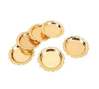 Culnflun 6 Platos Redondos pequeños para Aperitivos, Bandeja para Servir de 9 cm para Aperitivos y Dulces