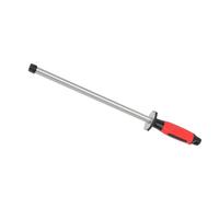 Culnflun Varilla de afilado de acero de 12 pulgadas, varilla de afilador de cuchillos para cuchillos de cocina con mango ovalado ergonómico