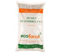 CULTIVERS Humus de Lombriz Ecológico 40 L. Abono para Plantas Universal para Huerto, Frutales, Césped y Jardín. 100% Natural