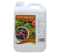 CULTIVERS Humus Líquido de Lombriz Ecológico 5 L. Materia Orgánica Rica en Microorganismos. Regenerador de la Vida del Suelo