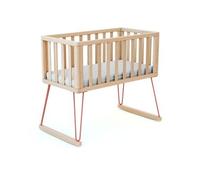 Cuna Bebe Mecedora Only Madera - Terracotta - 40 X 80 - 90 X 52 X 75 Cm - Jurababy