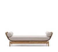 Cuna Catalina gris fabricada en cuerda y madera maciza de acacia con certificación FSC 100%.