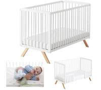 Cuna Colecho Evolutiva 120x60 cm, Barandillas Blancas | Nuru CoolDreams
