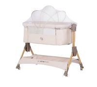 Cuna de Colecho Plegable SLEEP'N FOLD Chipolino con Cambiador, Balancín y Mosquitera Color: cashmere