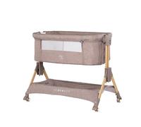 Cuna de Colecho Plegable SLEEP'N FOLD Chipolino con Cambiador, Balancín y Mosquitera Color: latte