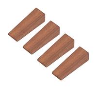 Cuña de Madera Premium para Puerta 4 Piezas Forma Triangular para