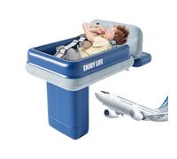 Cuna para avión para niños - Medidas 74,5 x 52 cm, cojín para cuna de aire para, alfombrilla de viaje inflable plegable | Extensión del asiento equipo para la cuna