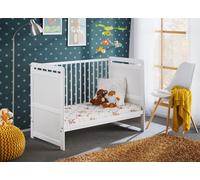 Cuna para bebé con colchón NAE - 60x120, color blanco