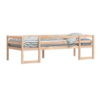 Cuna para bebé vidaXL, 75x190 cm, madera maciza de pino
