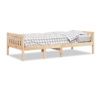 Cuna para bebé vidaXL, sin colchón, 90x190 cm, madera maciza de pino