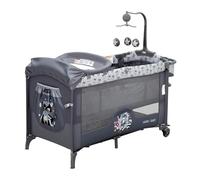 Cuna Portátil 4 En 1 Versátil Para Bebé, Ideal Para Jugar Junto a La Cama. Incluye Cambiador, Puerta Con Cremallera, Ruedas Con Bloqueo, Cesta De Almacenamiento y Barra De Juguetes.