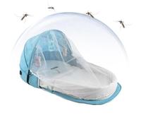 Cuna Portátil Cuna Plegable Ligera Y Lavable Con Mosquitera Y Toldo Para