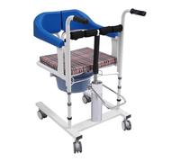 Cunnyend - Silla de transferencia hidráulica, asiento elevador hidráulico para pacientes, ajustable en altura con asiento dividido, silla de ducha, cinturón de seguridad, para personas mayores con