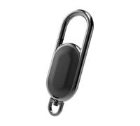 CUNZJIA Buscador de artículos compacto con batería integrada, localizador inalámbrico con clip para mochilas, equipaje, alerta de sonido, acabado metálico,